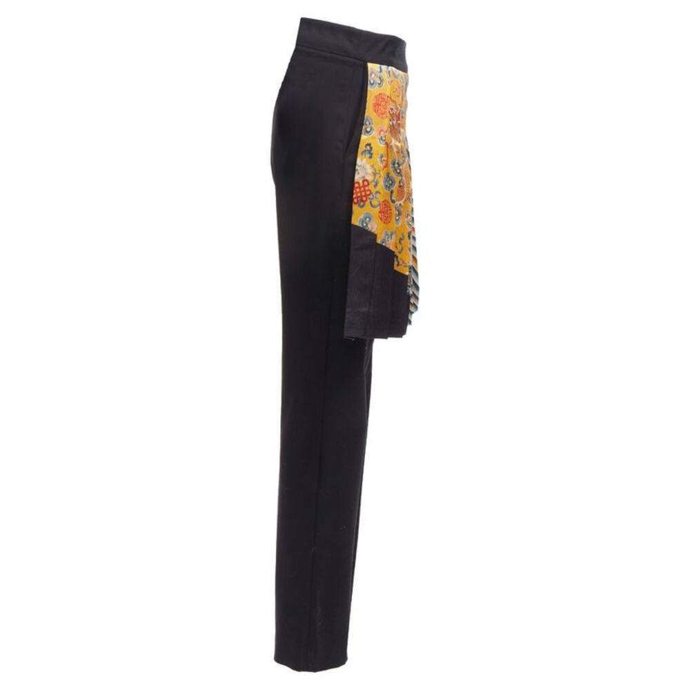 Dries Van Noten Layered Pleated Pants Women black | black - Picture 4 of 6